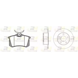 Комплект тормозной задн. AUDI 100, AUDI A6 95-, SKODA SUPERB 02-,VW PASSAT 96- (пр-во REMSA)  Комплект тормозной задн. AUDI 100, AUDI A6 95-, SKODA SUPERB 02-,VW PASSAT 96- (пр-во REMSA)