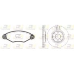 Комплект гальмівний передн. RENAULT KANGOO 1.2-1.9D 97-,NISSAN KUBISRAR (вир-во REMSA)  Комплект гальмівний передн. RENAULT KANGOO 1.2-1.9D 97-,NISSAN KUBISRAR (вир-во REMSA)