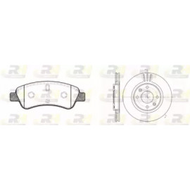 Комплект тормозной передн. CITROEN BERLINGO 01-;PEUGEOT PARTNER 02-,307 00- (пр-во REMSA)  Комплект тормозной передн. CITROEN BERLINGO 01-;PEUGEOT PARTNER 02-,307 00- (пр-во REMSA)