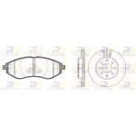 Комплект гальмівний передн. CHEVROLET AVEO 05-, DAEWOO KALOS 03- (вир-во REMSA)  Комплект гальмівний передн. CHEVROLET AVEO 05-, DAEWOO KALOS 03- (вир-во REMSA)