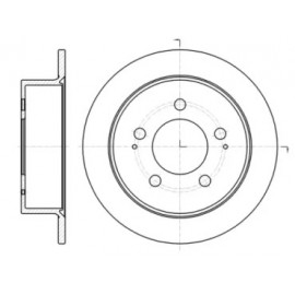 Диск гальмівний (вир-во REMSA)