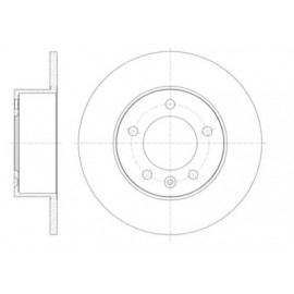Диск гальмівний (вир-во REMSA)