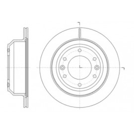 Диск гальмівний (вир-во REMSA)