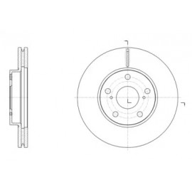 Диск гальмівний (вир-во REMSA)