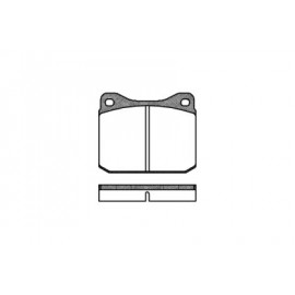 Колодка торм. диск. VW LT 28-35 (04/75-06/96) передн. (пр-во REMSA)