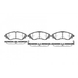 Колодка торм. диск. CHEVROLET LACETTI передн. (пр-во REMSA)