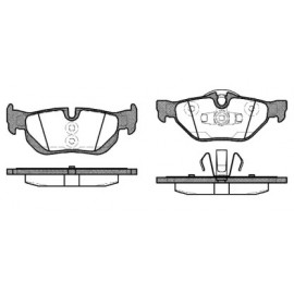 Колодка торм. диск. BMW 1 series (E87)(E82)(E88)(09/04-) задн. (пр-во REMSA)