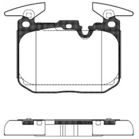 Колодка торм. диск. BMW передн. (пр-во Remsa)