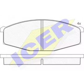 Щётки стартера (компл.) (пр-во CARGO)