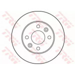 Диск гальмівний RENAULT Kangoo, Megane передн., Вент. (вир-во TRW)  Диск гальмівний RENAULT Kangoo, Megane передн., Вент. (вир-во TRW)