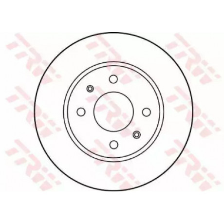 Диск тормозной NISSAN передн. (пр-во TRW)