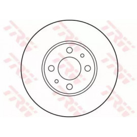 Диск гальмівний FIAT Linea, Punto передн., Вент. (вир-во TRW)