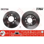 Диск гальмівний MB Sprinter, VW LT 28-35, LT 28-46, передн., Вент. (вир-во TRW)  Диск гальмівний MB Sprinter, VW LT 28-35, LT 28-46, передн., Вент. (вир-во TRW)