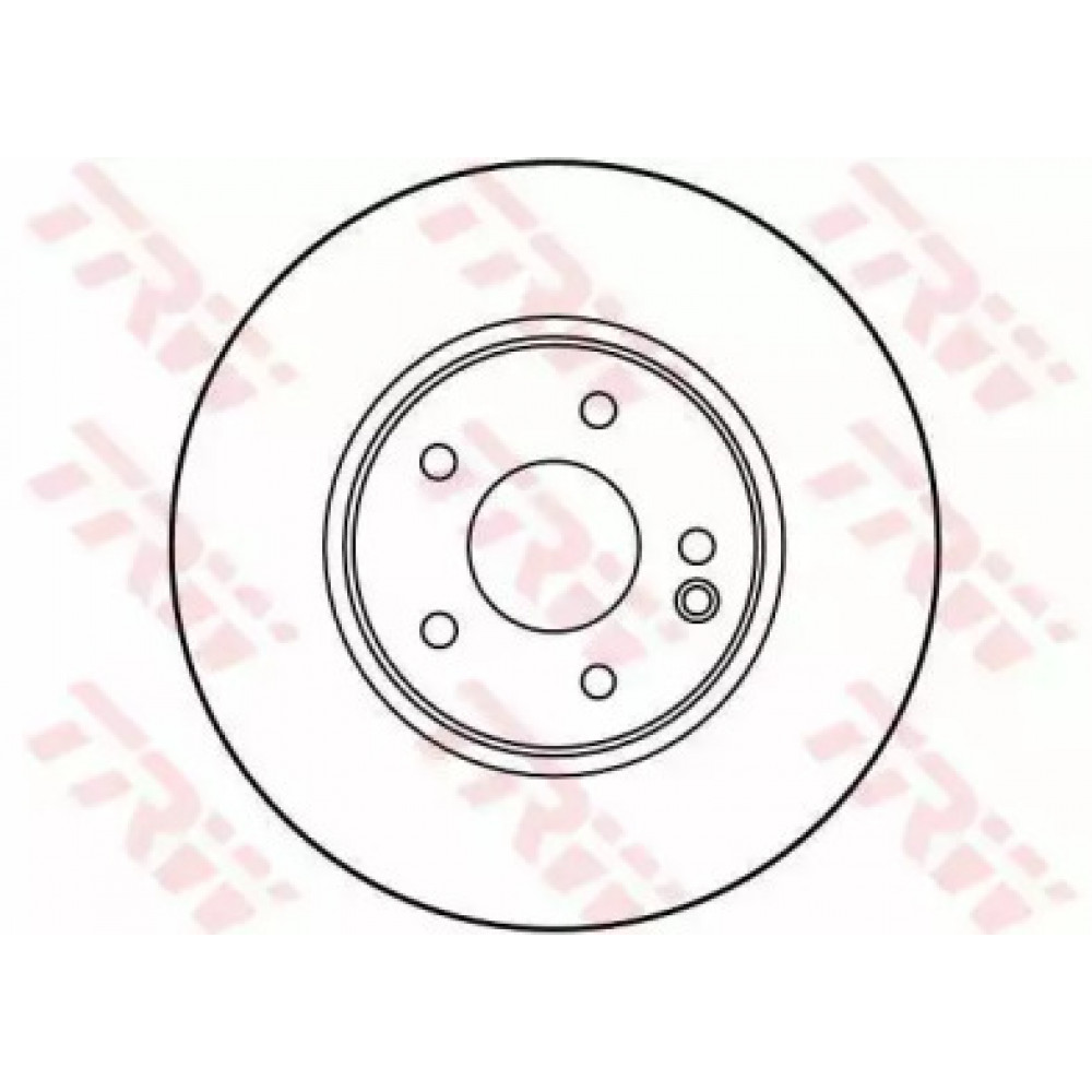 Диск тормозной MB E-CLASS передн., вент. (пр-во TRW)