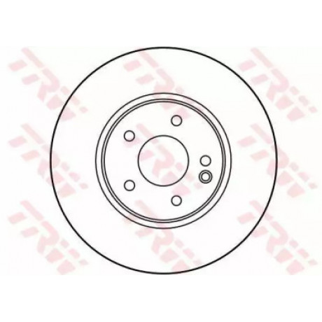 Диск тормозной MB E-CLASS передн., вент. (пр-во TRW)