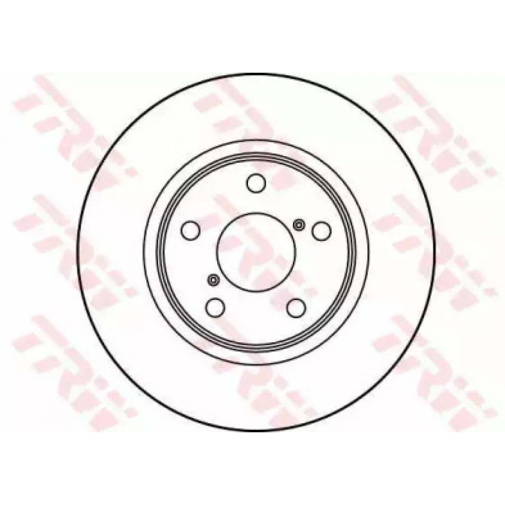 Диск тормозной SUBARU, передн., вент. (пр-во TRW)