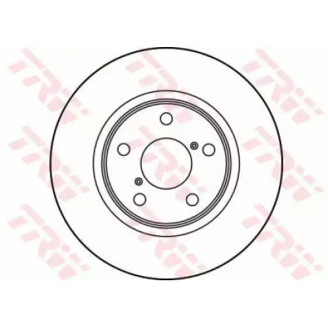 Диск тормозной SUBARU, передн., вент. (пр-во TRW)