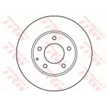 Диск гальмівний MAZDA, передн., Вент. (вир-во TRW)  Диск гальмівний MAZDA, передн., Вент. (вир-во TRW)