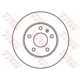 Диск гальмівний OPEL Astra H (вир-во TRW)