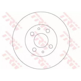 Диск тормозной ВАЗ 2112 передний вентилируемый (пр-во TRW)