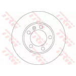 Диск гальмівний RENAULT Master передн., Вент. (вир-во TRW) 