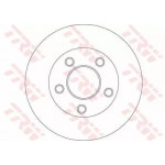 Диск гальмівний NISSAN, OPEL, RENAULT, задн. (вир-во TRW)  Диск гальмівний NISSAN, OPEL, RENAULT, задн. (вир-во TRW)