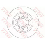 Диск гальмівний SKODA Yeti, VW Golf VI задн. (вир-во TRW) 