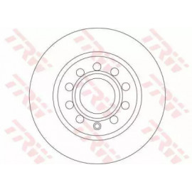 Диск тормозной SKODA YETI, VW GOLF VI задн. (пр-во TRW)