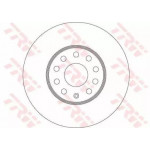 Диск гальмівний SEAT Toledo, SKODA Yeti, VW Golf VI вент. (вир-во TRW)  Диск гальмівний SEAT Toledo, SKODA Yeti, VW Golf VI вент. (вир-во TRW)