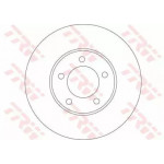 Диск гальмівний MAZDA 3,5 передн., Вент. (вир-во TRW)  Диск гальмівний MAZDA 3,5 передн., Вент. (вир-во TRW)