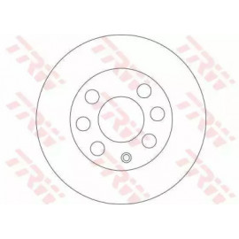 Диск гальмівний CHEVROLET Aveo передн., Вент. (вир-во TRW)