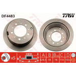 Диск гальмівний TOYOTA Land Cruiser 100, задн., Вент. (вир-во TRW)  Диск гальмівний TOYOTA Land Cruiser 100, задн., Вент. (вир-во TRW)