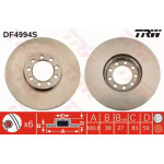 Диск гальмівний (вир-во TRW)  Диск гальмівний (вир-во TRW)