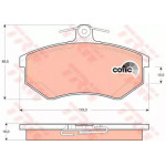 Колодка гальм. SEAT Cordoba (6K2/C2), Ibiza II (6K1), VW Golf II передн. (вир-во TRW)  Колодка гальм. SEAT Cordoba (6K2/C2), Ibiza II (6K1), VW Golf II передн. (вир-во TRW)