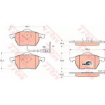 Колодка гальм. AUDI TT, SEAT Leon, SKODA, VW передн. (вир-во TRW)  Колодка гальм. AUDI TT, SEAT Leon, SKODA, VW передн. (вир-во TRW)