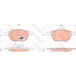 Колодка гальм. FORD Focus, MAZDA 3,5, VOLVO C70, S40, передн. (вир-во TRW)  Колодка гальм. FORD Focus, MAZDA 3,5, VOLVO C70, S40, передн. (вир-во TRW)