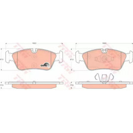 Колодка торм. диск. BMW передн. (пр-во TRW)