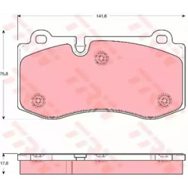 Колодка торм. диск. MB E-CLASS передн. (пр-во TRW)