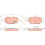 Колодка гальм. CITROEN C4 передн. (вир-во TRW)  Колодка гальм. CITROEN C4 передн. (вир-во TRW)