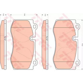 Колодка торм. диск. MB E-CLASS W211, S-CLASS E W221 передн. (пр-во TRW)