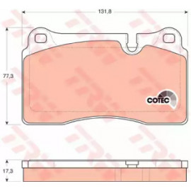 Колодка гальм. LAND ROVER передн. (вир-во TRW)