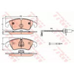 Колодки гальмівні (вир-во TRW) 