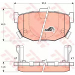 Колодка гальм. HYUNDAI Elantra задн. (вир-во TRW)  Колодка гальм. HYUNDAI Elantra задн. (вир-во TRW)
