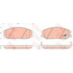 Колодка гальм. SSANGYONG Actyon, Rexton, HYUNDAI Santa Fe (SM) передн. (вир-во TRW)  Колодка гальм. SSANGYONG Actyon, Rexton, HYUNDAI Santa Fe (SM) передн. (вир-во TRW)