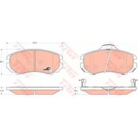 Колодка гальм. HYUNDAI Sonata, Tucson, KIA Soul передн. (вир-во TRW)