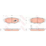 Колодка гальм. SUBARU Legacy IV задн. (вир-во TRW) 