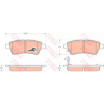 Колодка гальм. NISSAN Pathfinder задн. (вир-во TRW)  Колодка гальм. NISSAN Pathfinder задн. (вир-во TRW)