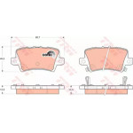 Колодка гальм. HONDA Civic задн. (вир-во TRW) 