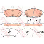 Колодка гальм. диск. TOYOTA AURIS 1.3-2.0 2012-,COROLLA 1.33-1.8 2013- передн. (вир-во TRW)  Колодка гальм. диск. TOYOTA AURIS 1.3-2.0 2012-,COROLLA 1.33-1.8 2013- передн. (вир-во TRW)