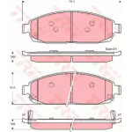 Колодка гальм. JEEP передн. (вир-во TRW)  Колодка гальм. JEEP передн. (вир-во TRW)